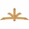 Ekena Millwork Davenport Rough Sawn Timber Gable Bracket, Western Red Cedar, 84"W x 35"H x 6"D x 6"F, 10/12 Pitch GBW084X35X0606DAV00RWR - alternate 1
